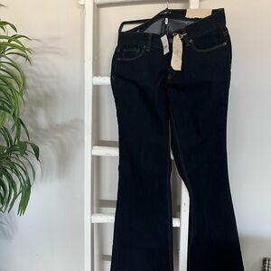 NWT LOFT Women's Dark Blue Flare Jeans